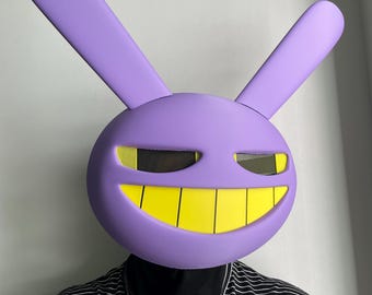 Jax Mask for Cosplay- Digital Circus Inspired, Cosplay Costume Accessory, Wearable, TADC, Gift for Fans, Cartoon, Halloween, Costume