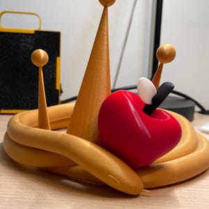 Lucifer Morningstar Crown-cosplay, eindproduct, volledige grootte, op Hazbin geïnspireerd, slangenhoed, cadeau voor fans van Hazbin