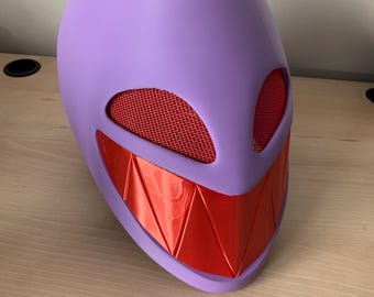 Capacete de Cosplay do Valentino de Hazbin Hotel - Máscara de Cosplay - Produto Finalizado, Tamanho Real, Inspirado no Hotel, Presente para Fãs, Vestível, Fantasia, Halloween
