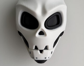 Skull Mask- custom colors cyber punk mask, wearable adjustable mask, neoskull, cosplay, rave, Scary, Halloween