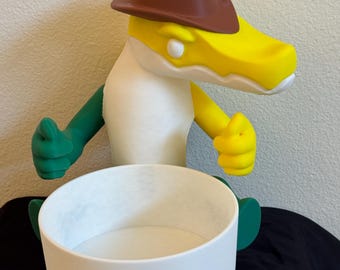Gummigoo Popcorn Bucket 3D Print FILE- STL file, TADC The Last Act Movie, not physical product
