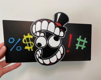 Caine Censor Prop for Cosplay - Digital Circus Inspired, Cosplay Costume Accessory, fun prop, TADC, Halloween Costume Gift for Fans, Amazing