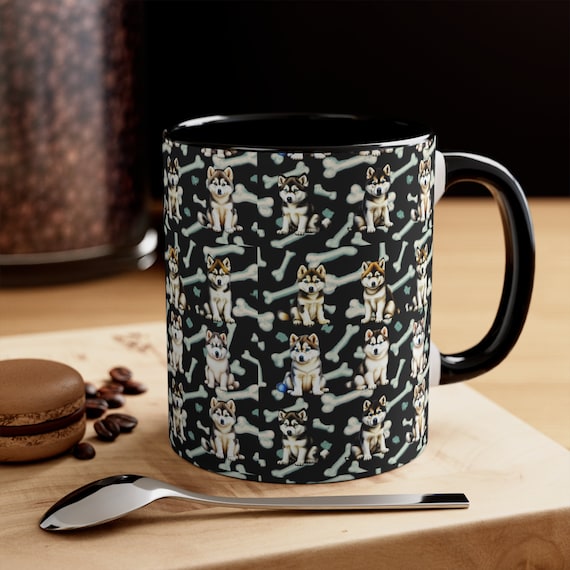 Siberian Husky Accent Coffee Mug, 11oz