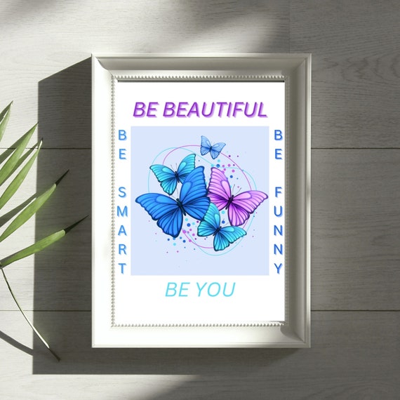 Self-Love Positive Affirmation Printable Wall Art / Printable Mindful Gift For Positive Thinking and Self-Care