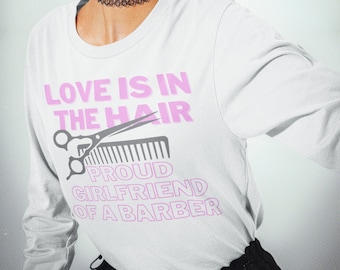 Barber Girlfriend Crewneck Sweatshirt