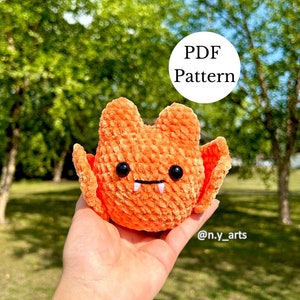 Crochet Bat, Crochet Pattern, Crochet PDF,  Amigurumi Bat, Halloween Bat, Amigurumi Pattern, Amigurumi PDF, Bat Crochet Pattern, Bat Pattern