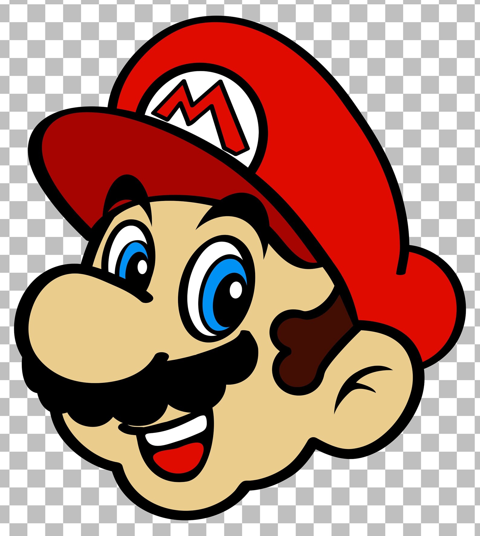 Mario Vinyl Decal Sticker Etsy