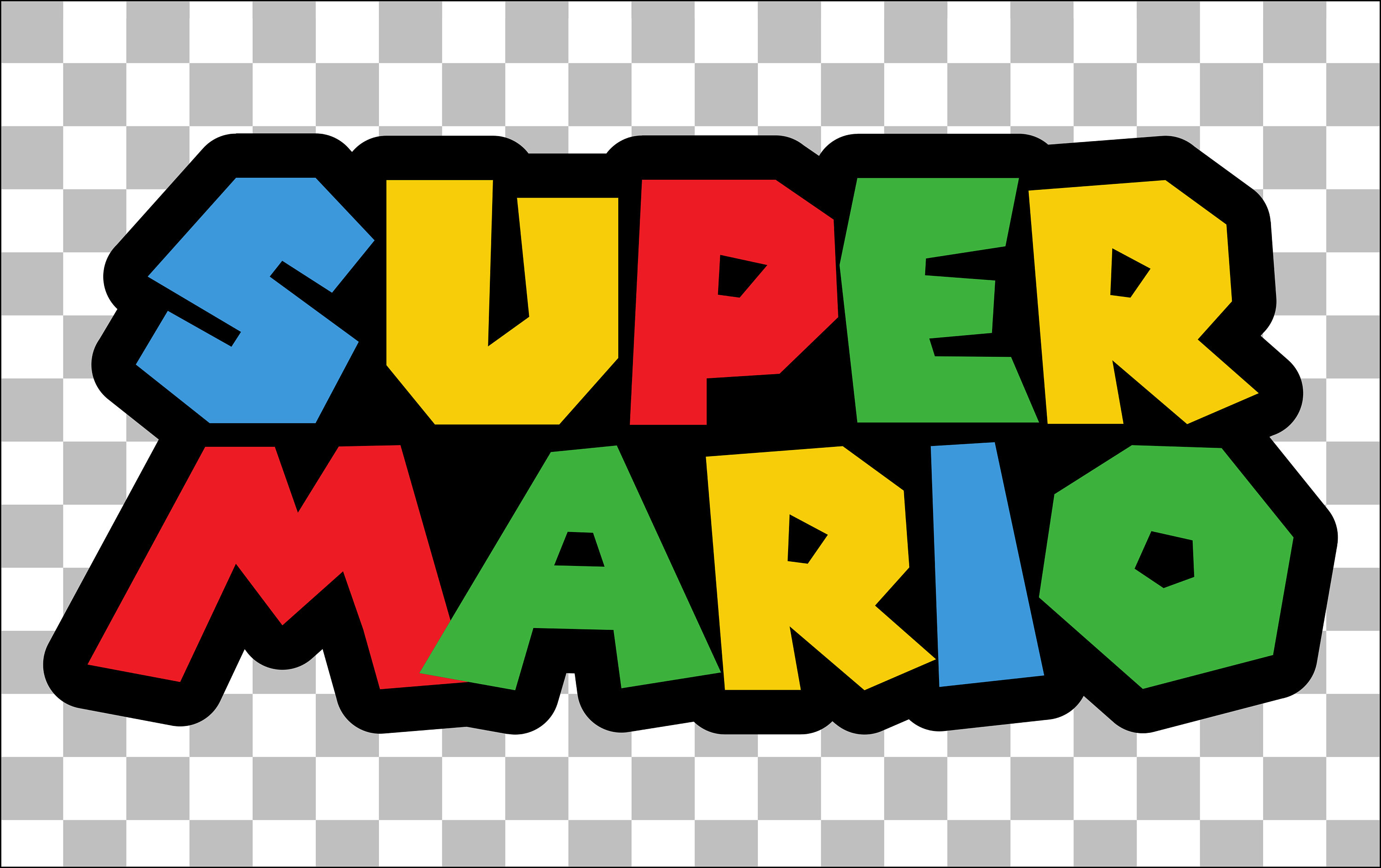 Super Mario Vinyl Decal Sticker Etsy
