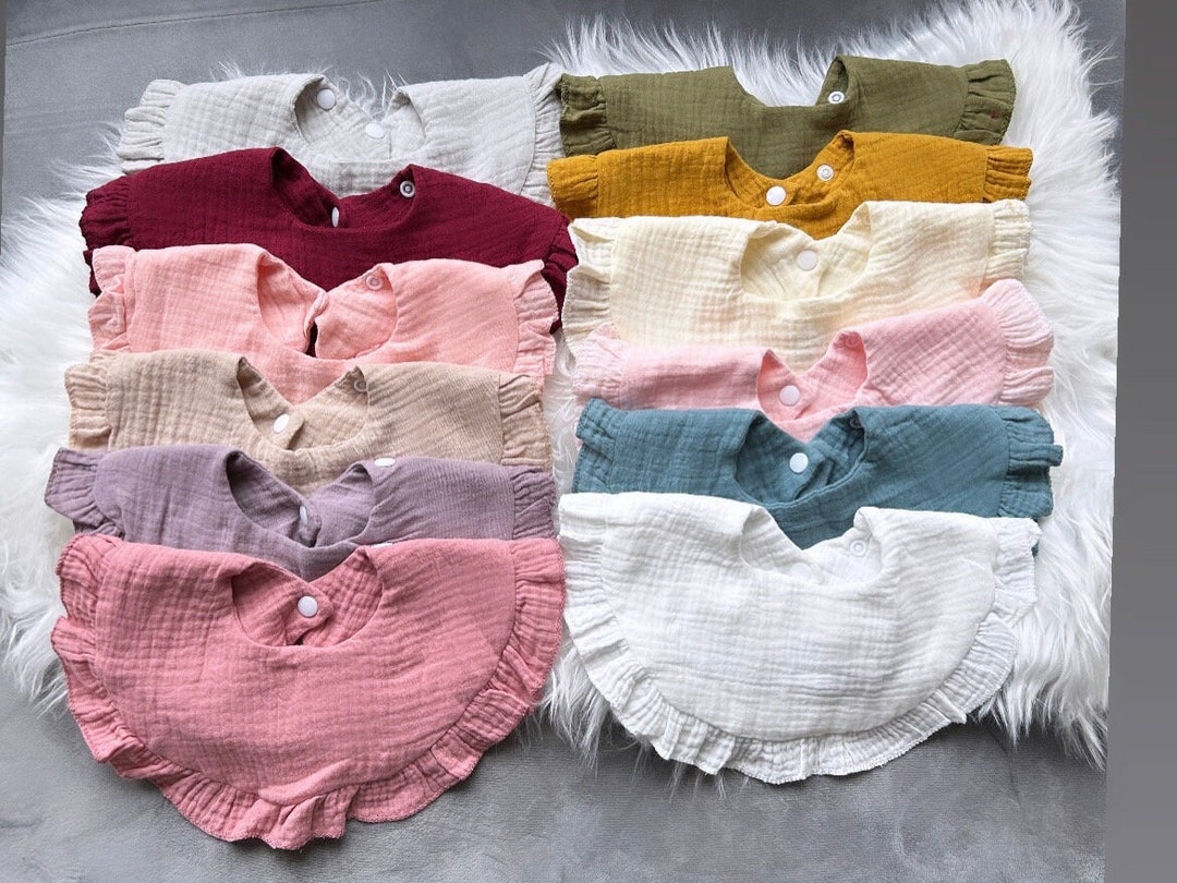 Baby Muslin Bib Muslin Cloth Baby Bib Baby Shower Gift Etsy UK