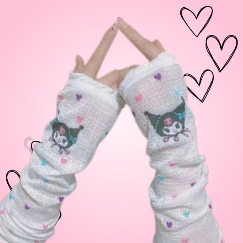 Y2K Sanrio Arm Warmers My Melody Arm Warmers Kuromi Arm Warmers Sanrio