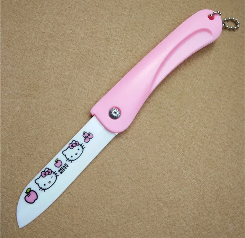 New Hello Kitty Stanley Box Cutter Stainless Steel Smooth Pink White Sanrio  Cute