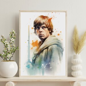 SWCJ2025限定　浮世絵アートポスター　ルーク・スカイウォーカー カッコいい〜っ！！スター・ウォーズ 浮世絵「星間大戦絵巻」が