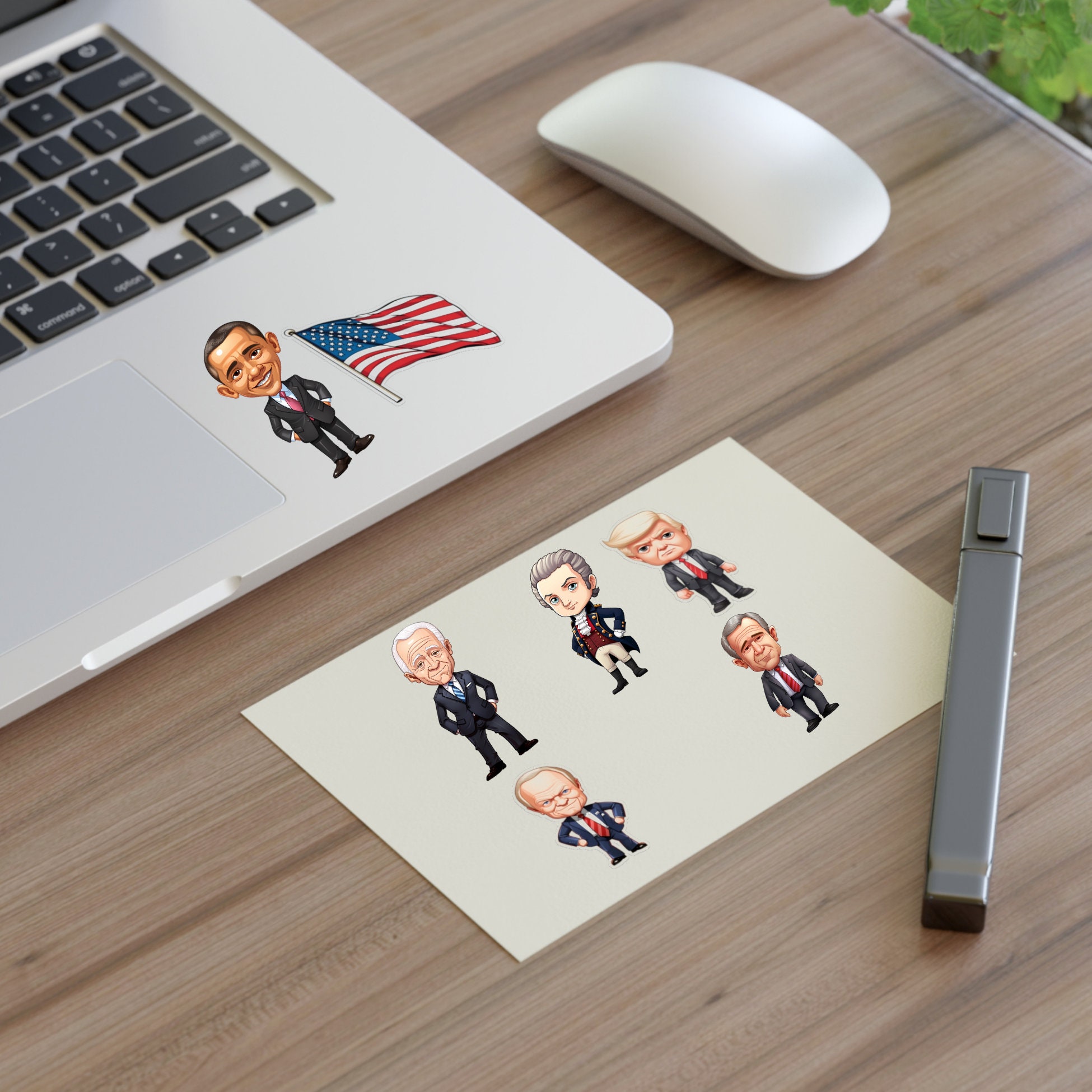 President Mini Clips US Presidents Clipart~set of 25 Cute President Caricatures ~capital ...