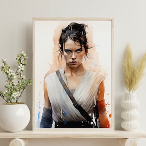 Space Wars Print ~ Space WarsArt ~ SpaceWars Painting ~ Watercolors ~ Wall Decor~ High Resolution~ Digital Download~ Original Artwork