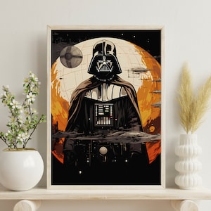 Space Wars Digital Print ~ Space Wars Vintage Poster~  Space Wars Art~ Watercolors Print ~ Wall Decor~ High Resolution ~ Original Artwork