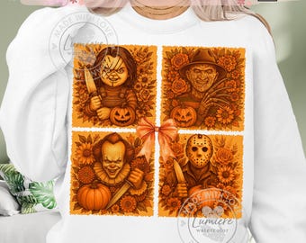 Halloween Horror PNG ~ The Boys Off Fall Shirt ~ Vintage Horror PNG ~ Retro Halloween Shirt ~ Horror Killer ~ Halloween Sublimation~ Digital