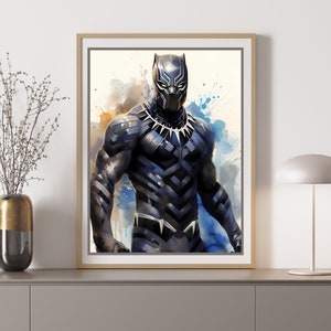 Superhero Digital Print ~ Superhero Painting~ Superhero~ Watercolors Print ~ Wall Decor~ High Resolution ~ Original Artwork