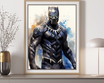 Superheld Digitaldruck ~ Superheld Malerei ~ Superheld ~ Aquarell Druck ~ Wanddekoration ~ hohe Auflösung ~ Original Malerei