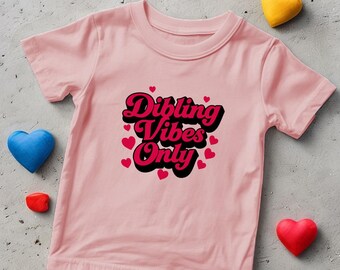 Diblings Toddler Short Sleeve Tee, Donor Siblings Shirt, Donor Sibling Hearts, IVF Kids Tee, Dibling Vibes Only Shirt