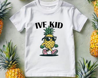 IVF Kid Toddler Short Sleeve Tee - IVF Conceived Toddler Shirt, In Vitro Fertilization Child Tee, Fertility Treatment Toddler Top, IVF Baby