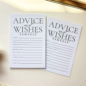 Paquet de 50 cartes de vœux et conseils pour faire-part de mariage | Réservez vos dates | Cadeaux pour jeunes mariés | Cadeaux de mariage personnalisés (Paquet de 50)
