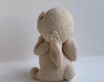 Fondant bunny topper,bunny cake toppers,cute bunny topper, cute bunny,cute rabbit