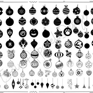 Christmas Ball Svg Bundle,Christmas Ornament svg,Christmas Balls svg, Christmas Decorations Cut Files, Christmas Tree Ornaments SVG