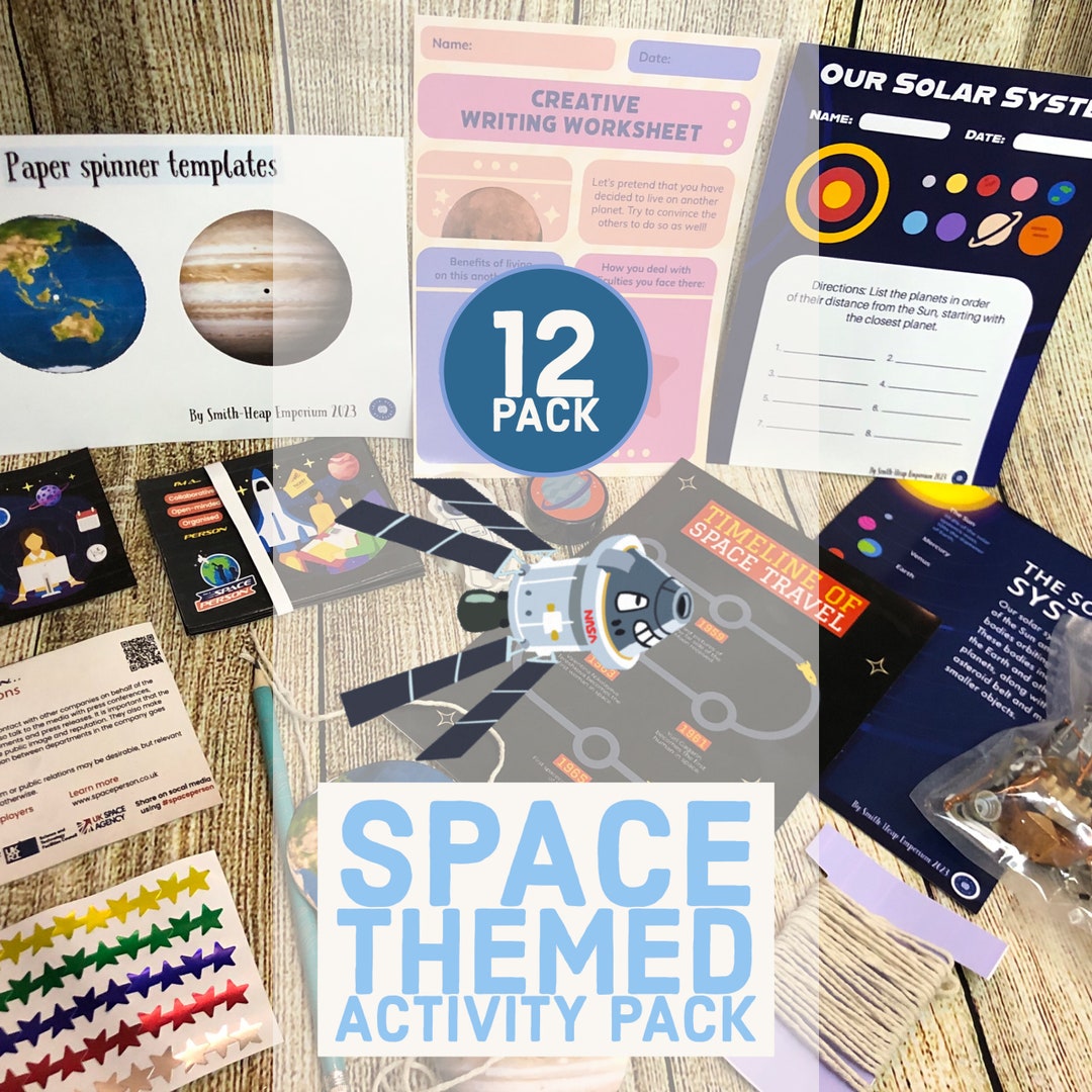Space Themed Educational Activity Bumper Pack For Space Loving Kids Etsy Space Themed Educational Activity Bumper Pack For Space Loving Kids Etsy