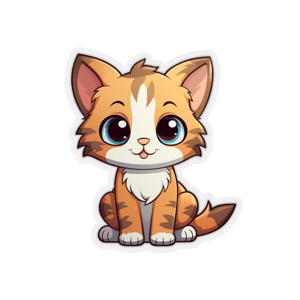 Kitten Sticker | Gift for Cat Lovers | Cute Cat