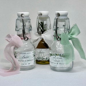 Olive Oil Wedding Favors, Fill your own mini bottles, swing lid Olive Oil favors, Unique Olive Oil favors, Bulk Olive Oil favors