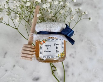 Wedding Favors | Honey Bonbonniere | Shower Favours | Personalised Favours | Amalfi Coast Favors | Edible Favours | Wedding Bonbonniere |