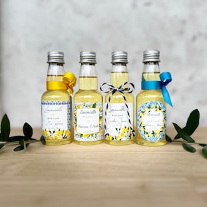 Wedding Favors | Fill your own Limoncello Bottle  | Limoncello Bonbonniere | Amalfi Coast Favors | Party Favors| Wedding Bonbonniere