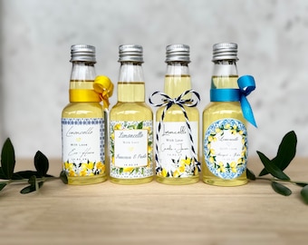 Wedding Favours | Fill your own Limoncello Bottle  | Limoncello Bonbonniere | Amalfi Coast Favors | Personalised Favors| Wedding Bonbonniere