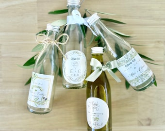 Fill your own Olive Oil | Personalized Olive Oil Bonbonniere | Olive Oil Favors | Olive Oil mini Bottles | Personalized Olive Oil Bottles