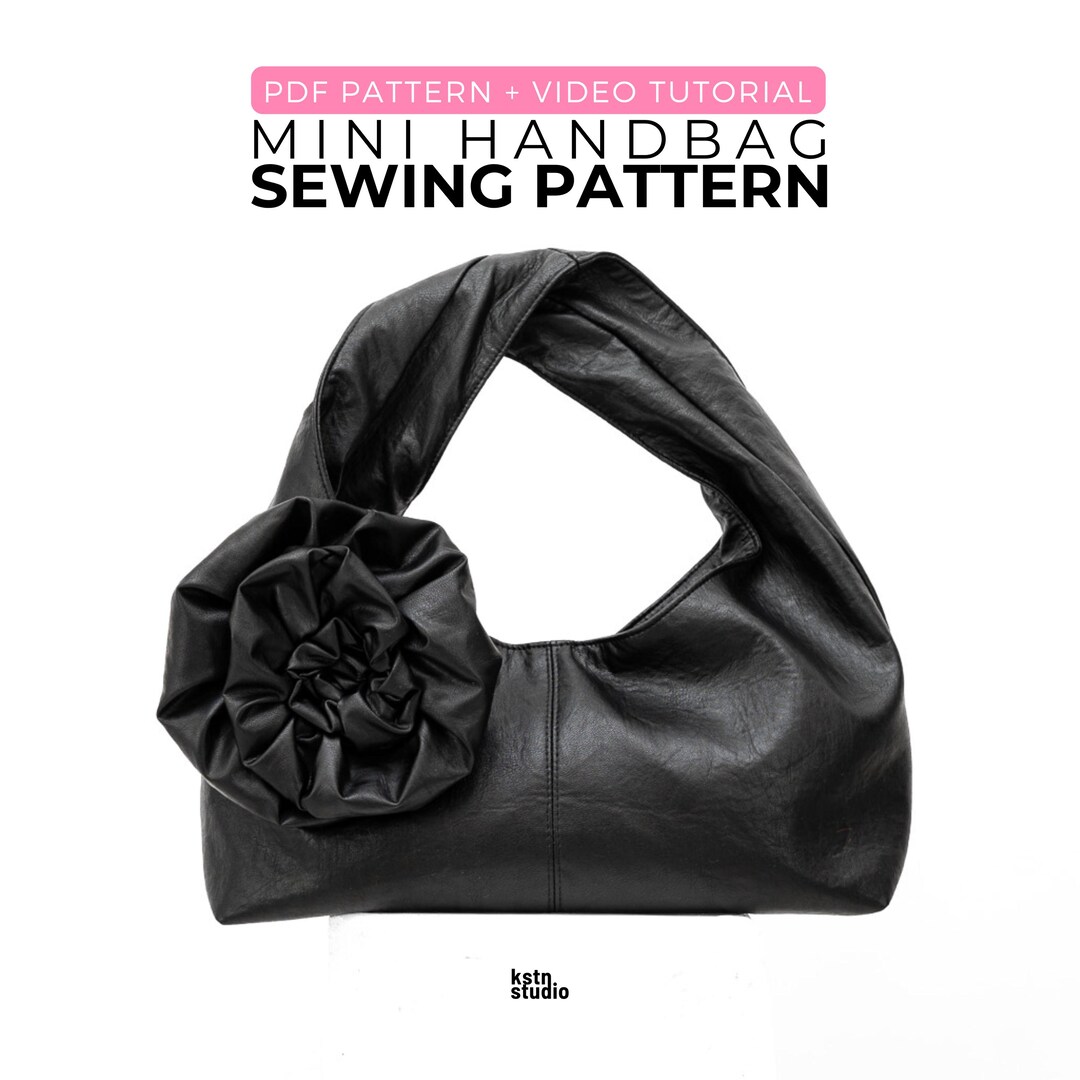 Crescent Bag Sewing Pattern PDF | Beginner DIY Shoulder Bag - Etsy