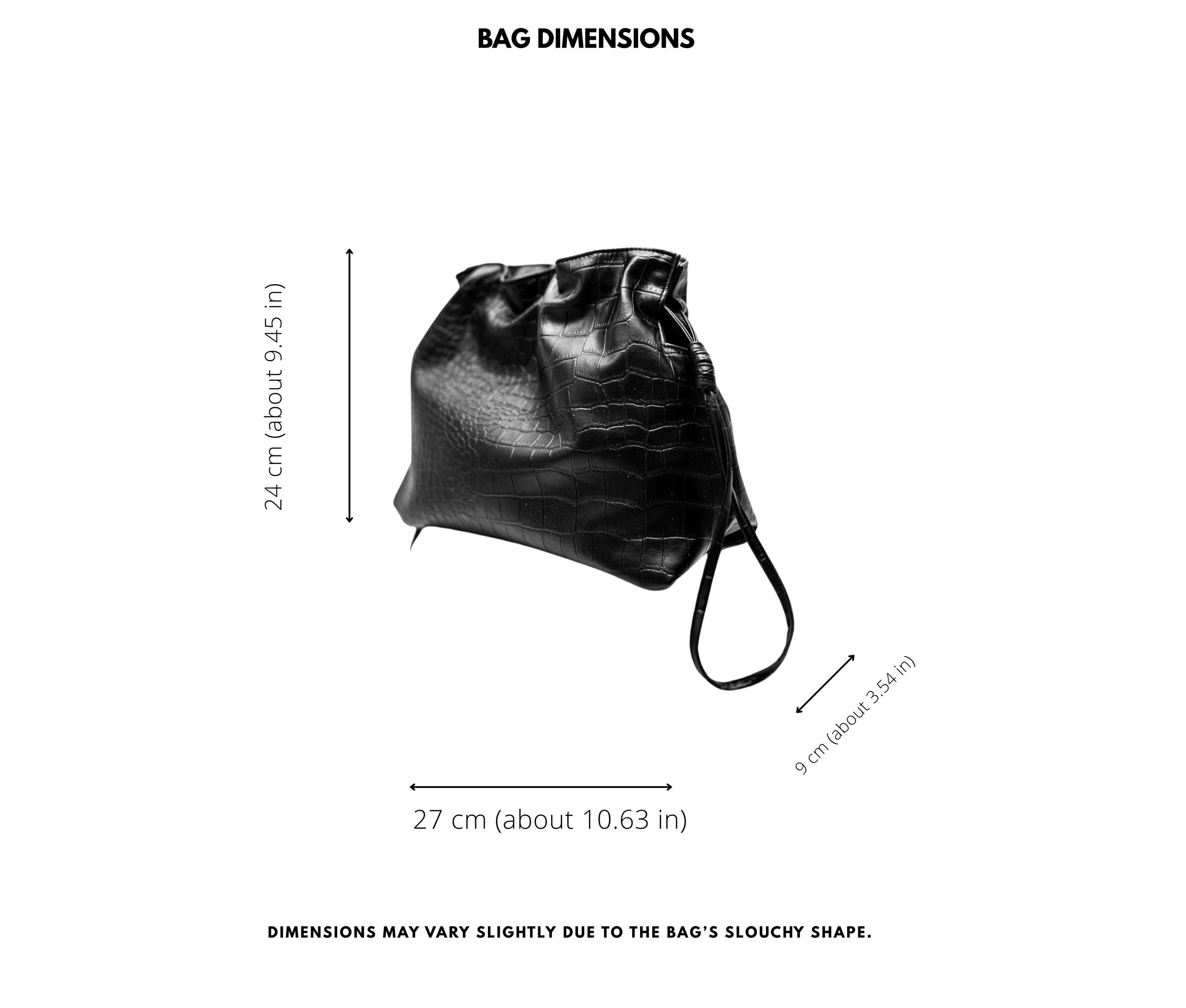 Bucket Bag Sewing Pattern PDF Drawstring Handbag Leather Denim DIY ...