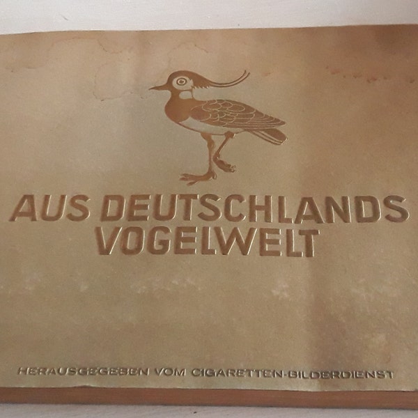 Rarität: Buch mit eingeklebten Illustrationen aus dem Jahr 1932 Cigarettenbilderdienst