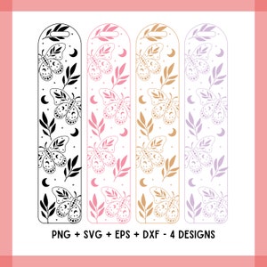 Marque-page SVG - marque-page modèle SVG, SVG papillon, marque-page papillon svg, amateur de livres Cricut, camée Silhouette