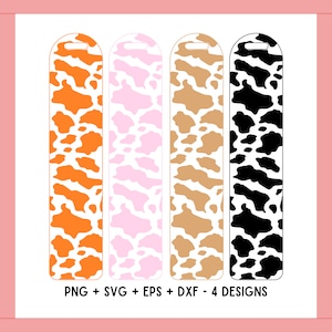 ブックマーク SVG - ブックマーク テンプレート SVG、牛 SVG、牛ブックマーク svg、本好きの Cricut、カメオ シルエット