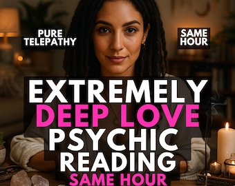 Liebes-Psychic-Lesung, ehrlich, keine Werkzeuge, psychische Lesung, 1-Stunde, genaue detaillierte Legung, Beziehungs-Lesung, Telepathie-Lesung