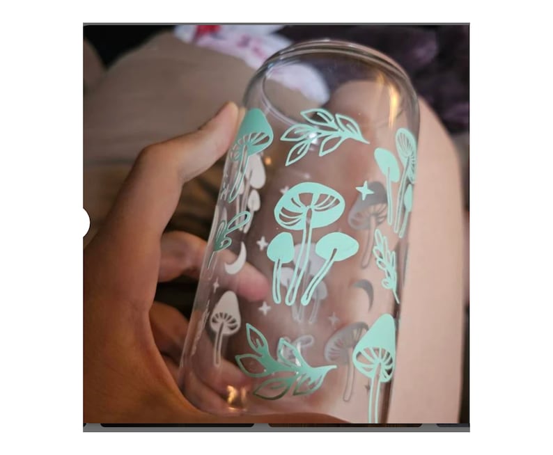 Libbey Glasdosen Bundle 16 Unzen Glasdosen svg, Libbey Glass Can Wrap, svg-Dateien für Cricut & Silhouette Cameo, Glassware svg Bild 7