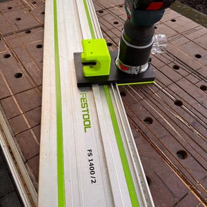 Bosch GKF 18V Führungsschienen  Verbinder Adapterplatte OF 1400 Führung und Kantenfräse Bosch GKF 18V-8 Festool FS1400 Festool Adapter
