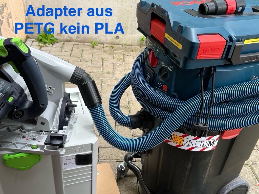 Festool Cleantec to Bosch Click and clean GAS 18V-10 L Gas 55 adapter Festool Ts55 Ts75 Ts60 KS Bosch GAS 55 adapter Bosch Cleantec