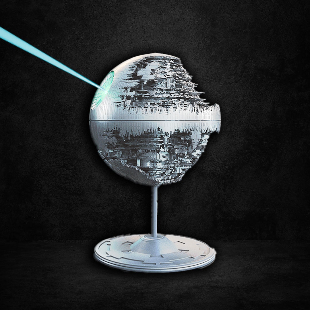 Star Wars Death Star 3D Model Print File, Star Wars Death Star Stl ...