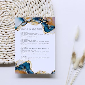 Party Games | Bridal Shower | Kitchen Tea | Wedding fun | Editable |Ink Stain | MC-INKS