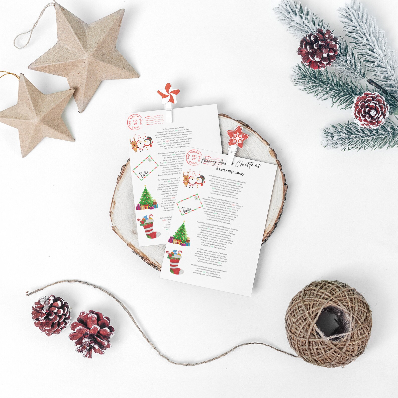 Australian Christmas Left Right Game Gift Exchange Christmas Game — free download