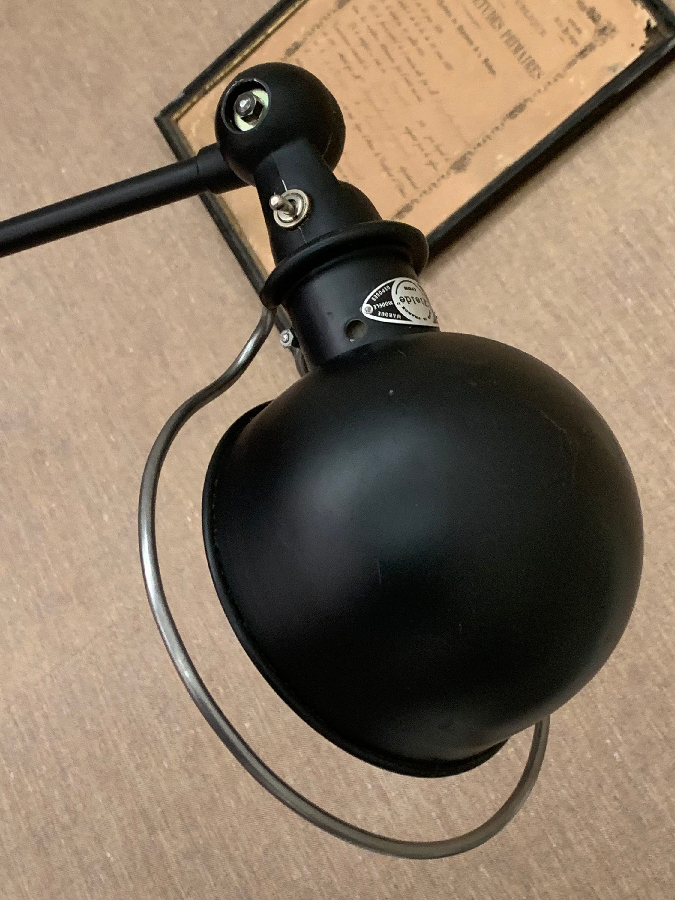 Jieldé | Black | Floor lamp | Vintage | Old | Industrial Jieldé | Black | Floor lamp | Vintage | Old | Industrial