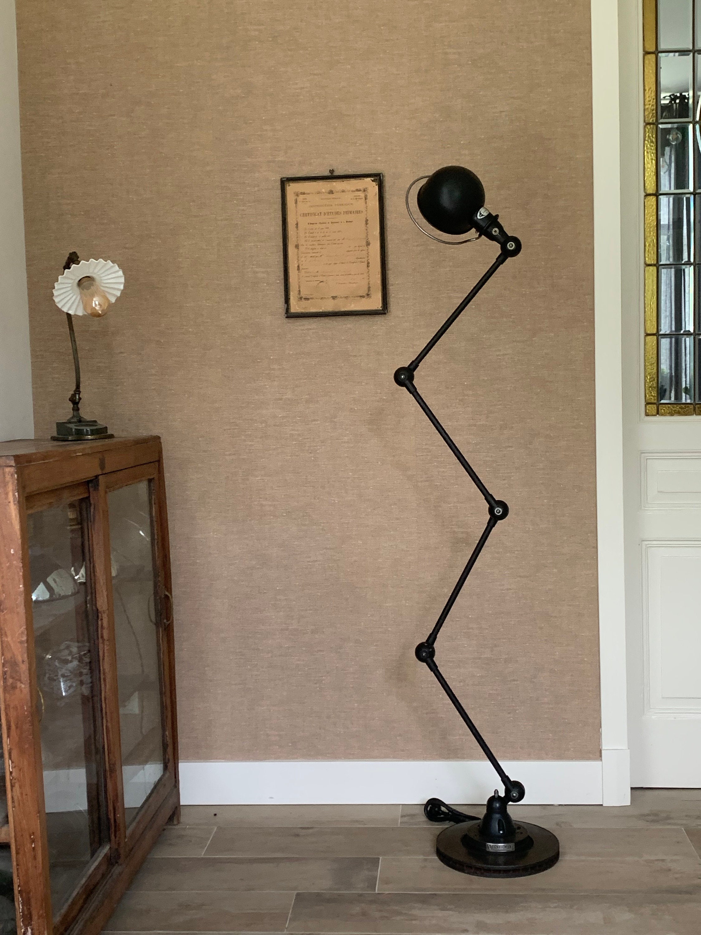 Jieldé | Black | Floor lamp | Vintage | Old | Industrial Jieldé | Black | Floor lamp | Vintage | Old | Industrial