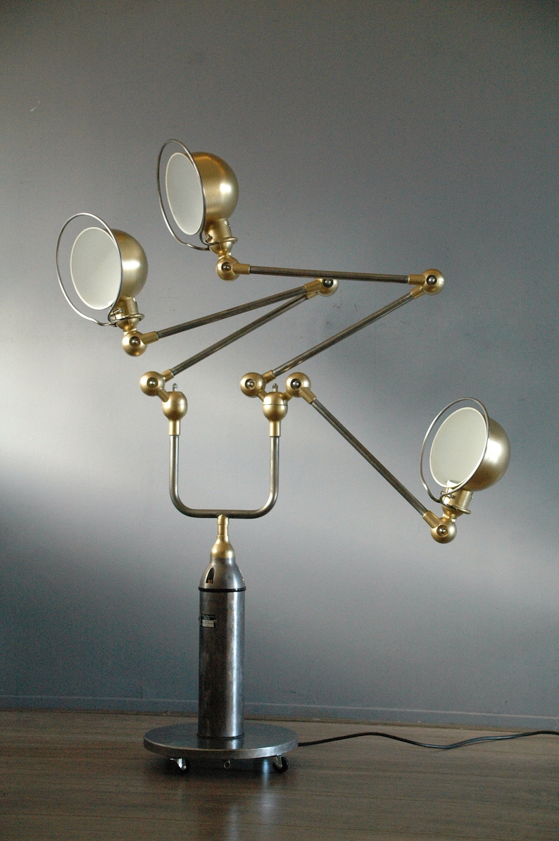 Collector's Item Gold Jieldé Custom Made Design with Vintage heritage image 5