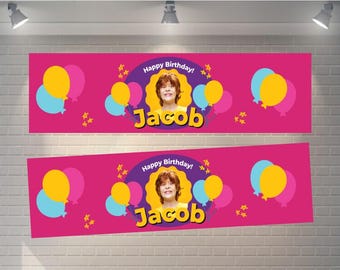 Personalized Photo Birthday Banner: Custom Party Decoration